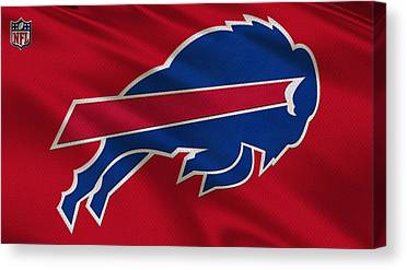 4 Buffalo Bills Uniform Joe Hamilton Canvas Print