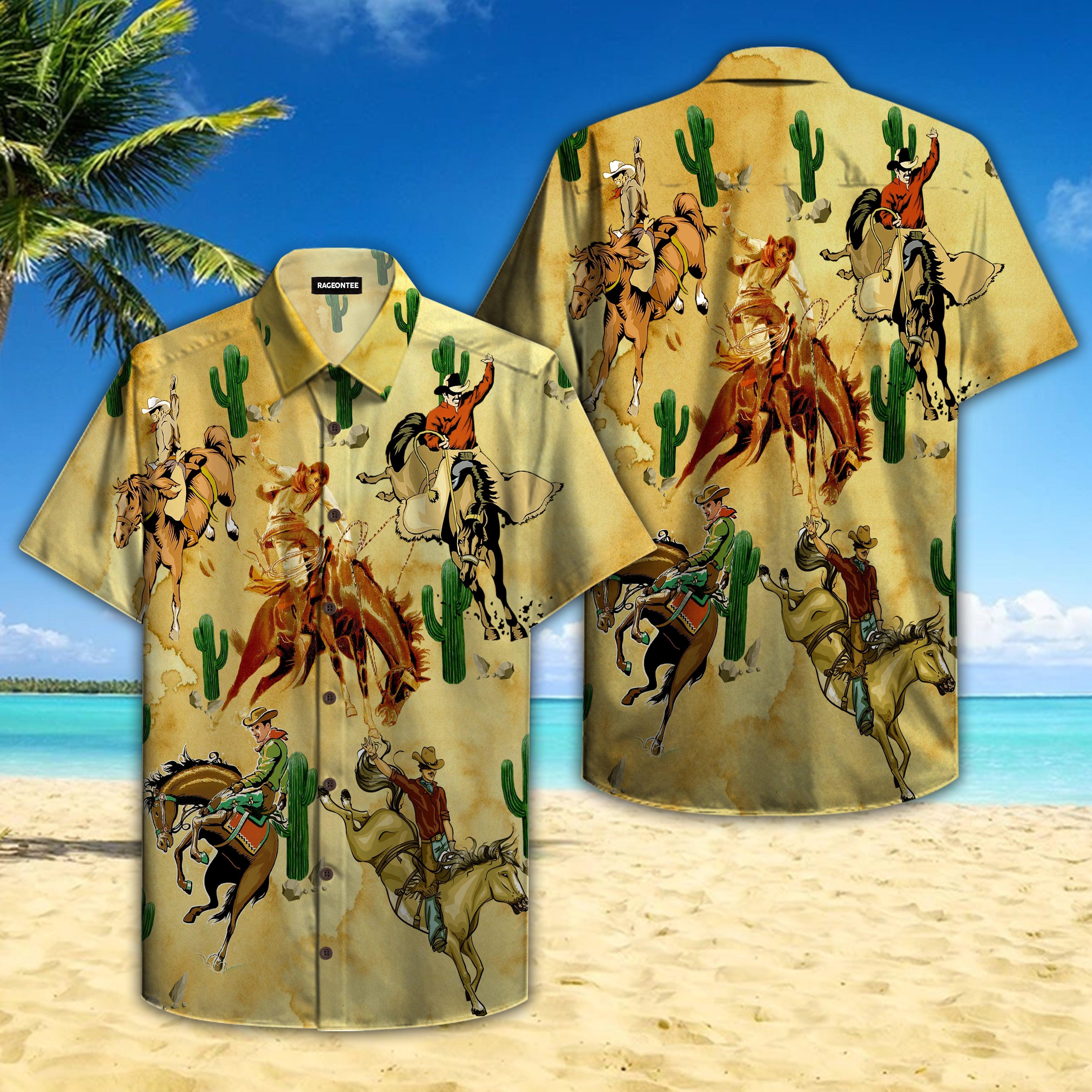 Cowboys We Never Worry About The Fall Hawaii Shirt For Men And Women Ha101609