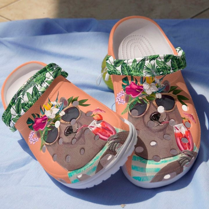 Bear Wine Shoes Happy Summer Clog Gift For Men Women