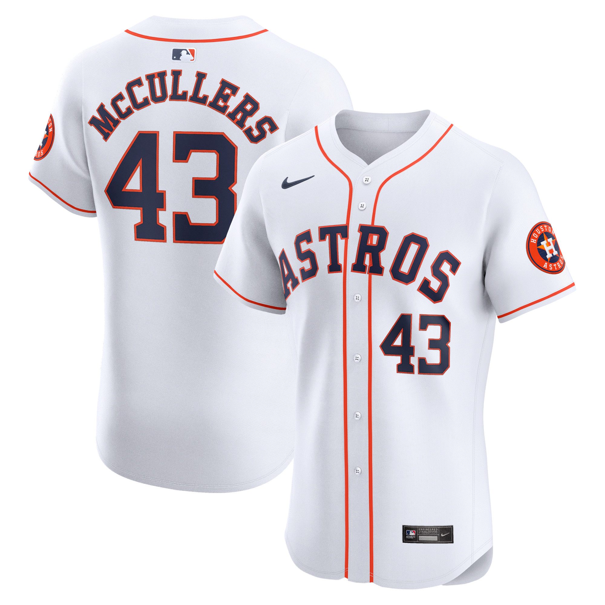 Lance McCullers Jr. Houston Astros Home Elite Player Jersey – White