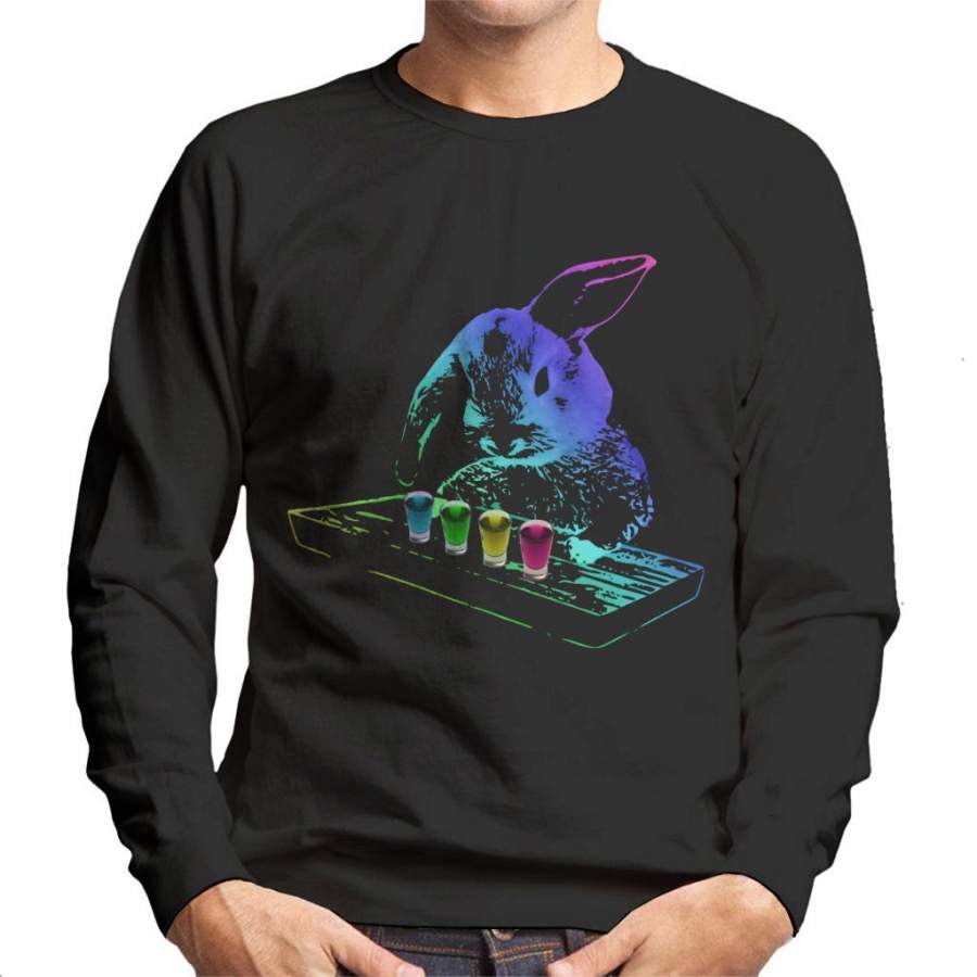 Bar Bunny With Shots Men’s Sweatshirt