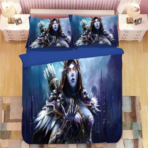 World Of Warcraft Wow 2 Duvet Cover Pillowcase Home Decor 3D Bedding Set