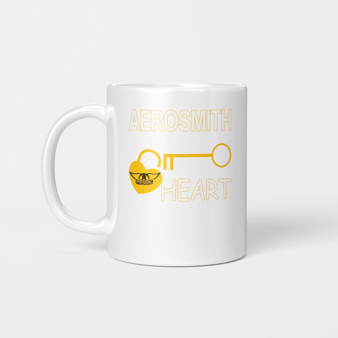 Aerosmith Holds The Key To My Heart Beverage Mug