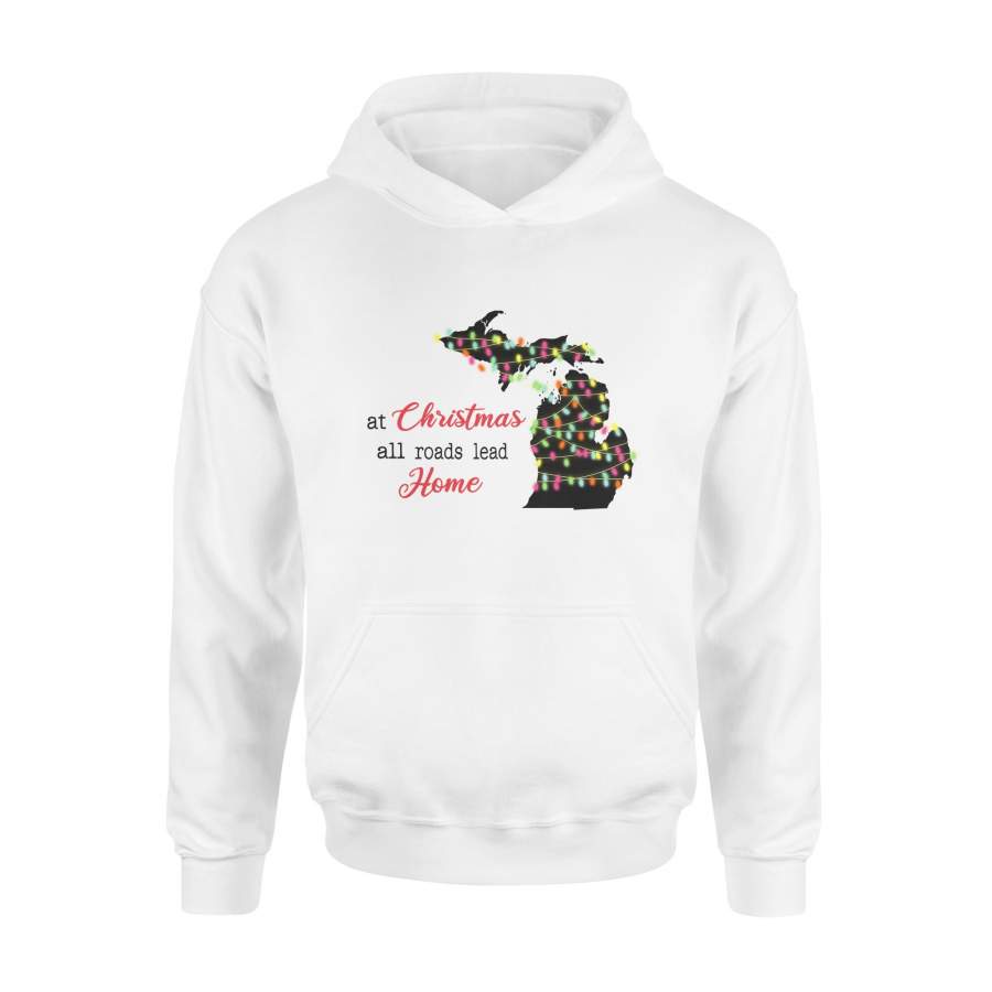 At Christmas All Roads Lead Home Gift Shirt Hoodie