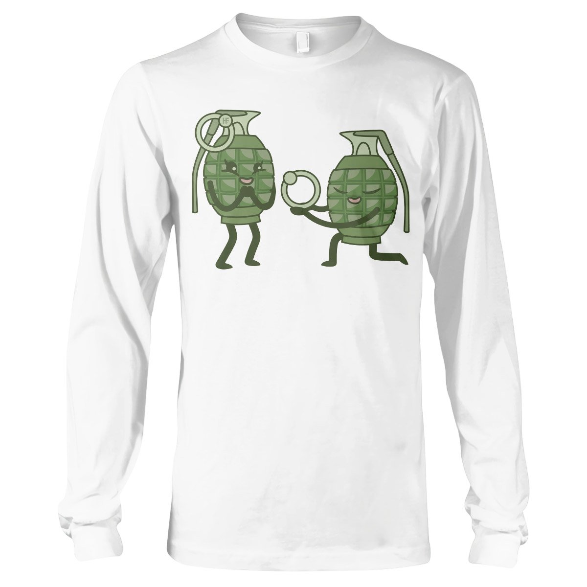 Funny Grenade Couple Ez16 2309 Long Sleeve T-Shirt