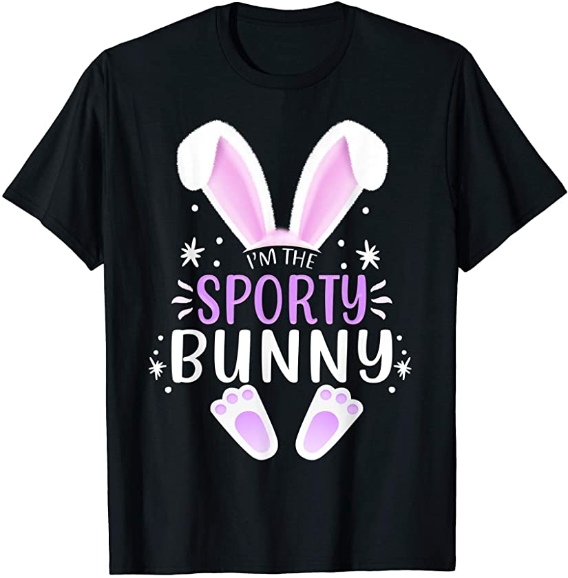 I’m The Sporty Bunny Easter Day Bunny Family Matching Style T-Shirt