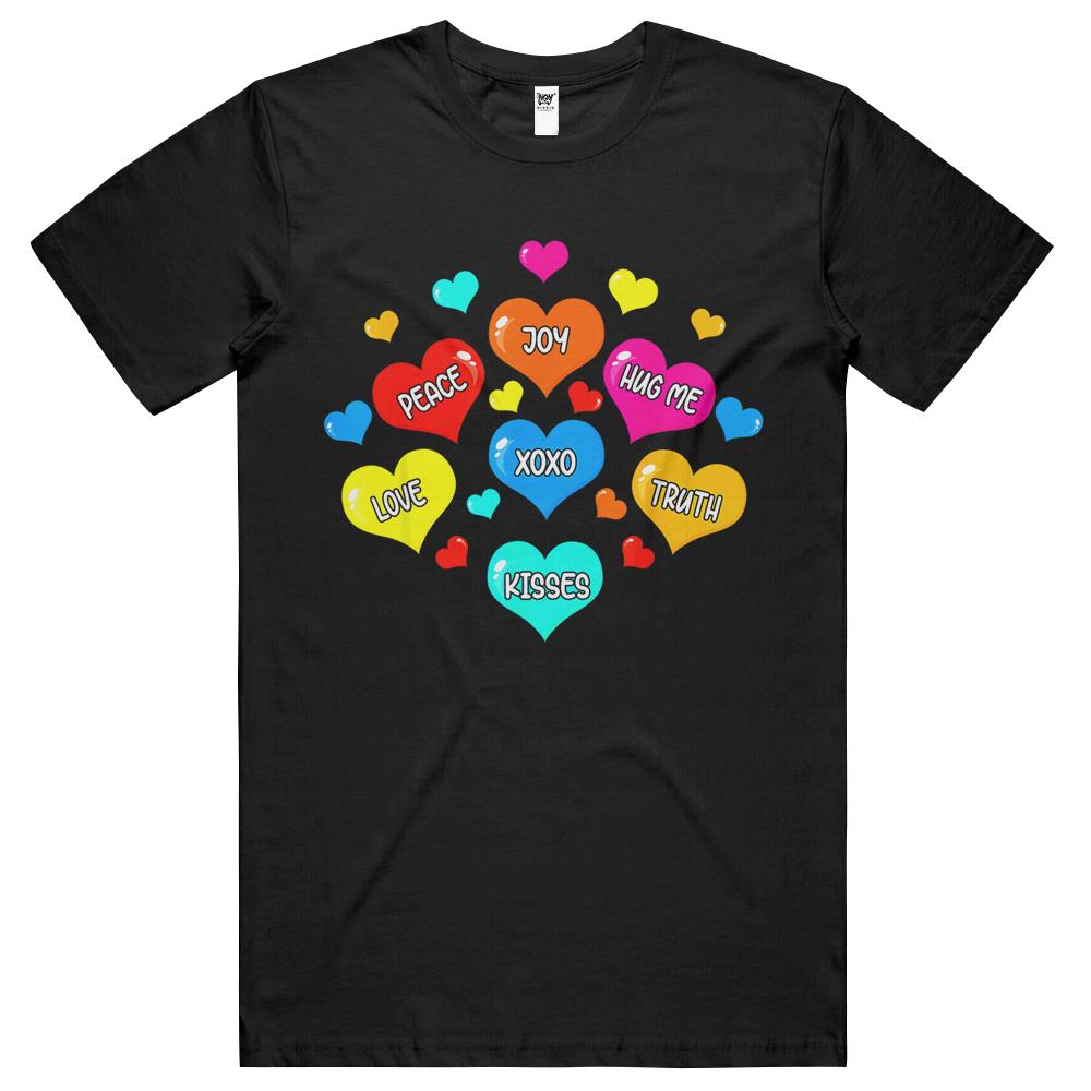 Valentine’S Day Heart Candy Boys Girls T Shirts