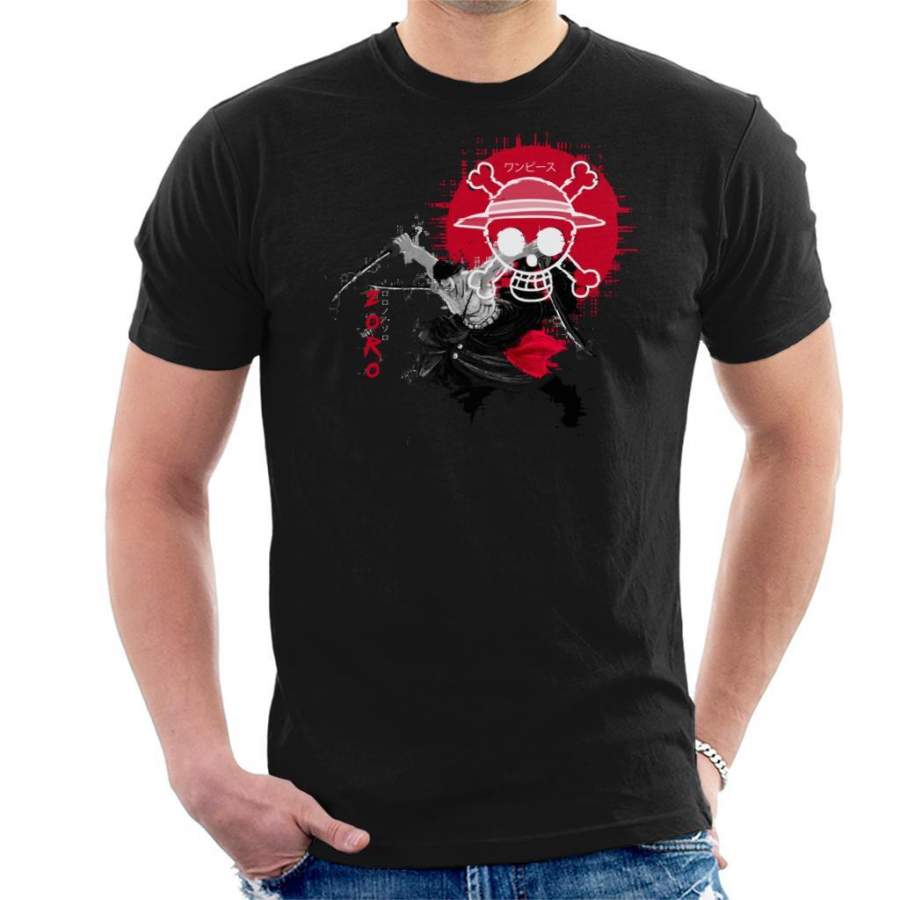 One Piece Roronoa Pirate Bounty Hunter Men’s T-shirt