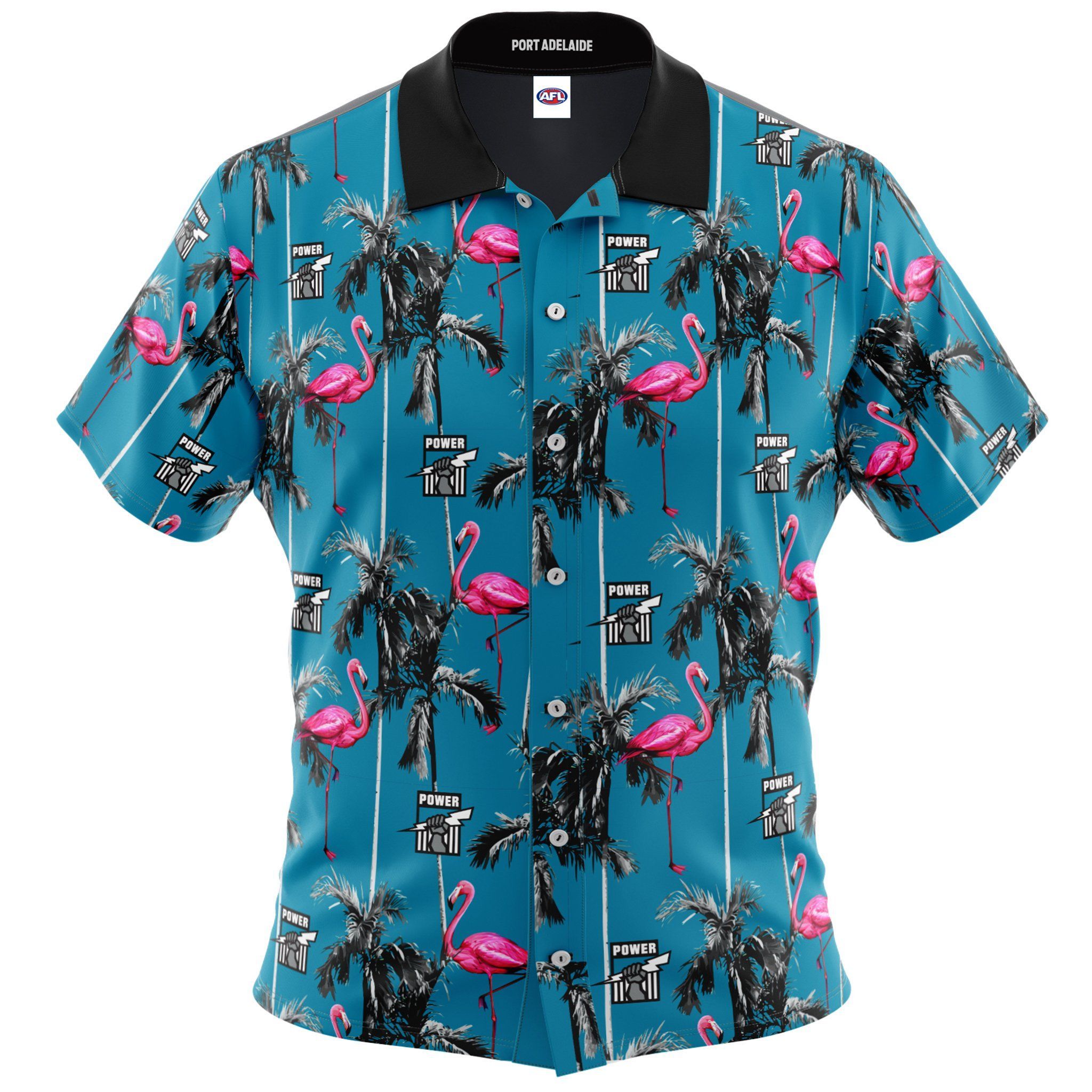 Afl Port Adelaide Hawaiian Shirt