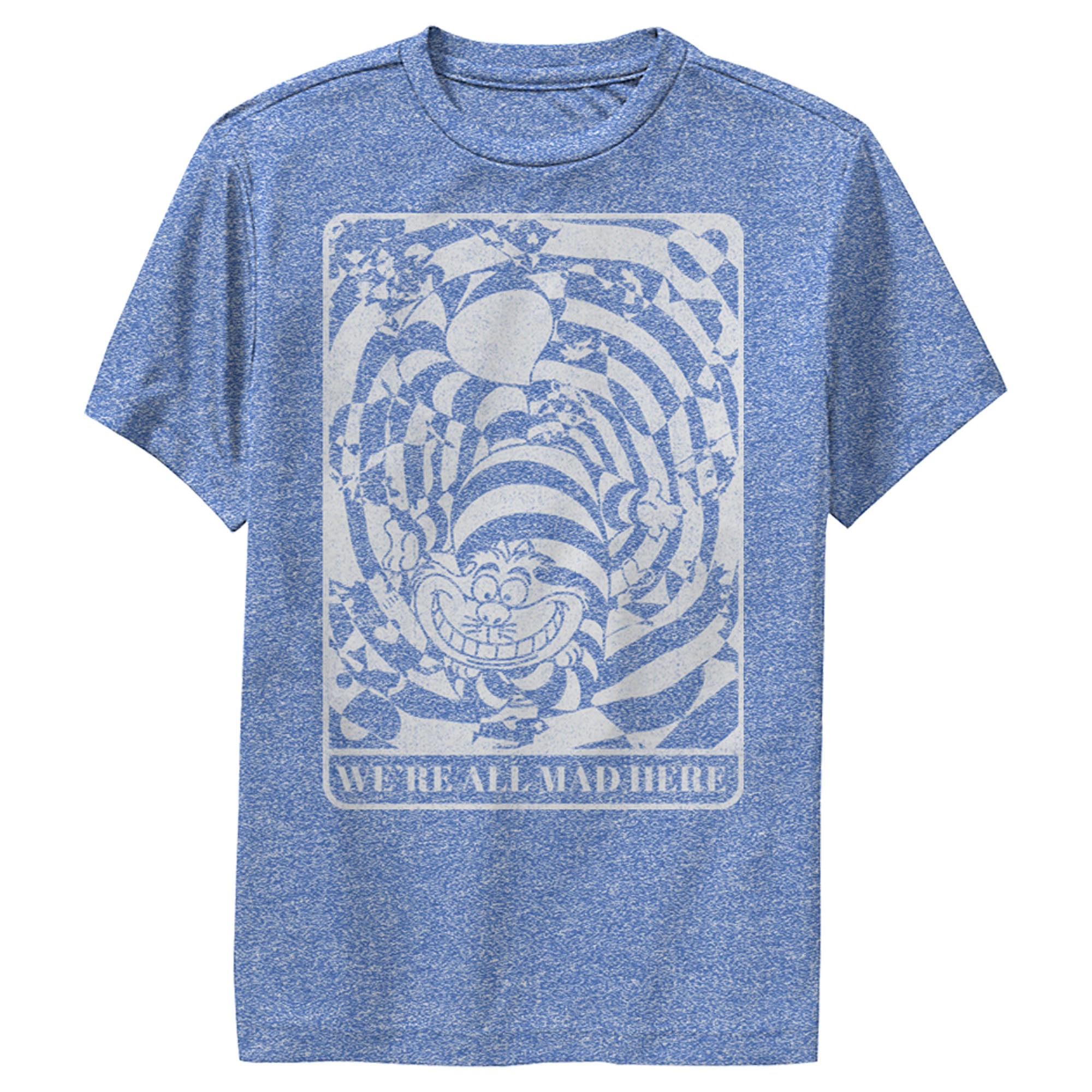 Boy’S Alice In Wonderland Cheshire Cat We’Re All Mad Here Performance Tee