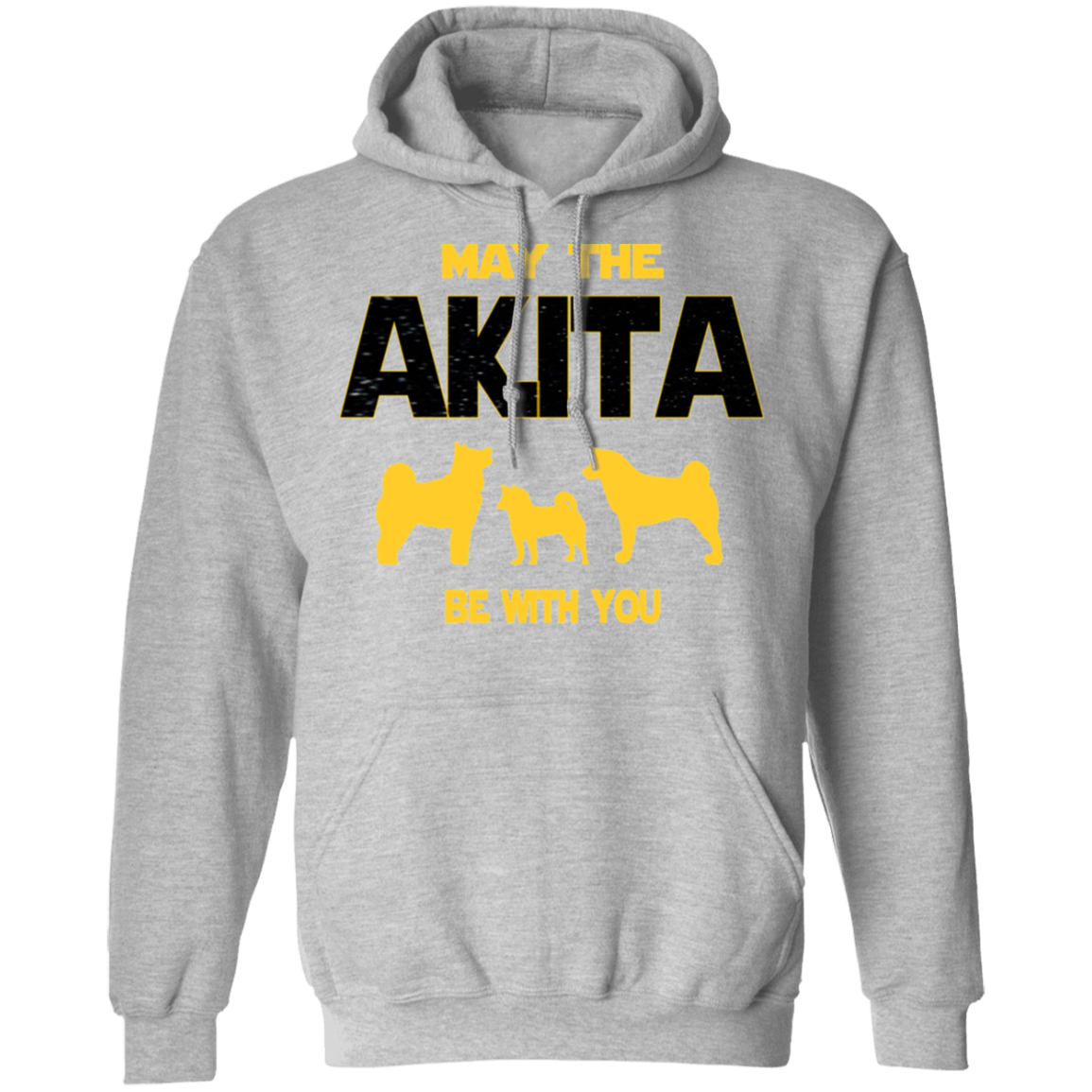 May The Akita Inu Be With You Hoodie