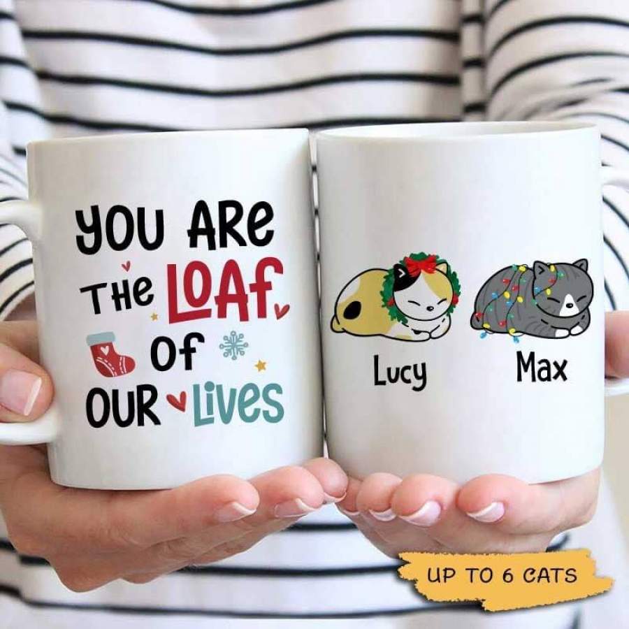 The Loaf Of My Life Cats Christmas Personalized Mug