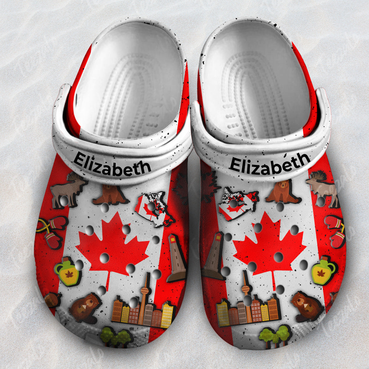 Canadian Flag Symbols Personalized Clogs Shoes – Justbeperfect Shop
