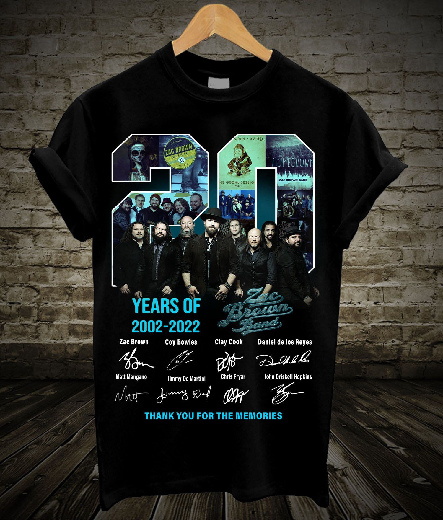 Zac Brown Band Shirt, Zac Brown Band Shirts, Limited Edition T-Shirt 2D – Spnv125