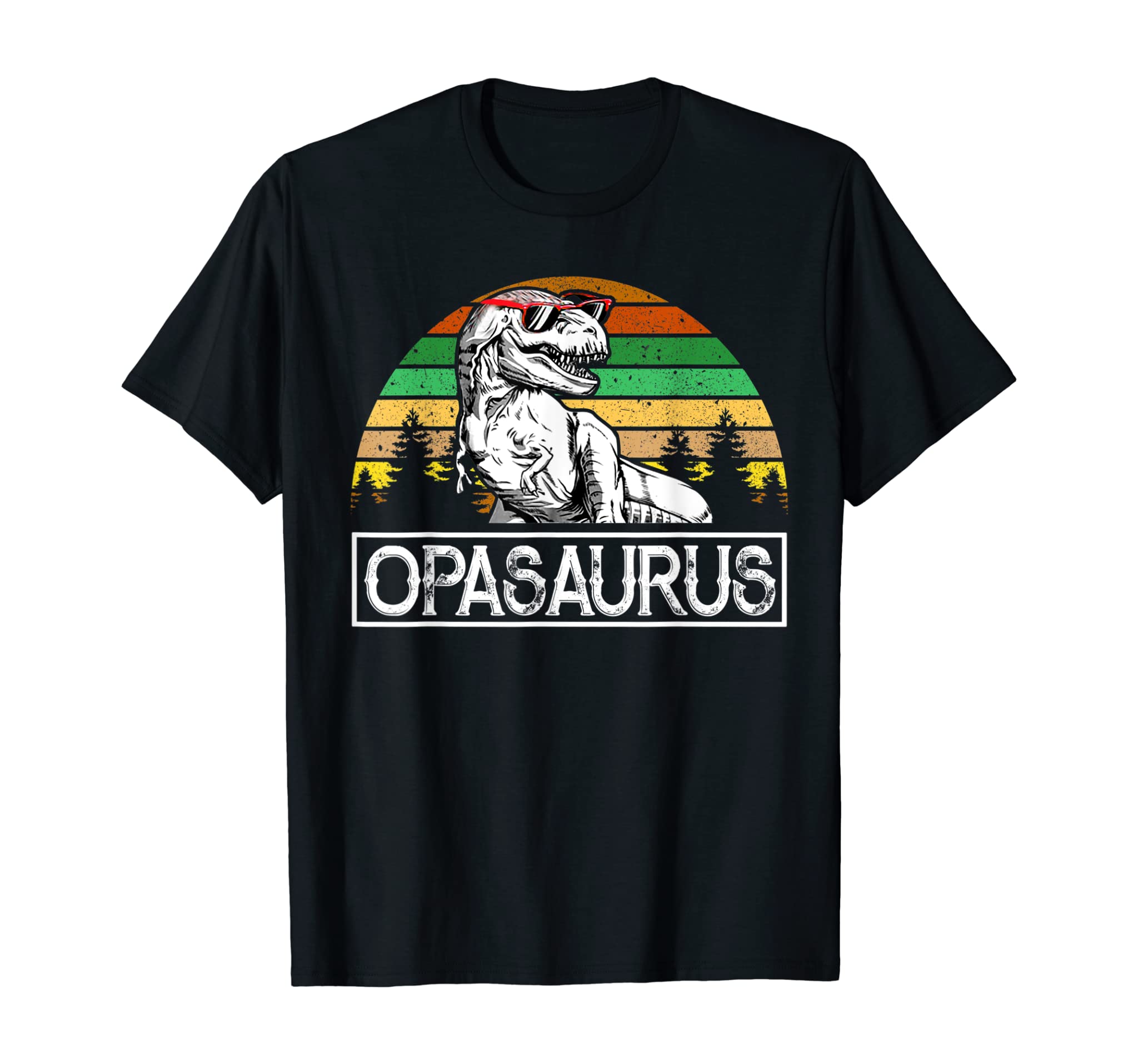 Men’s Grandpa Opasaurus Family Matching Dinosaur Gift T Shirt