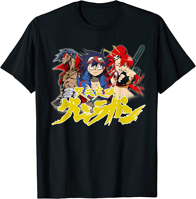 Vintage Gurren Laganns Vaporware Anime Manga Series For Fans T-Shirt