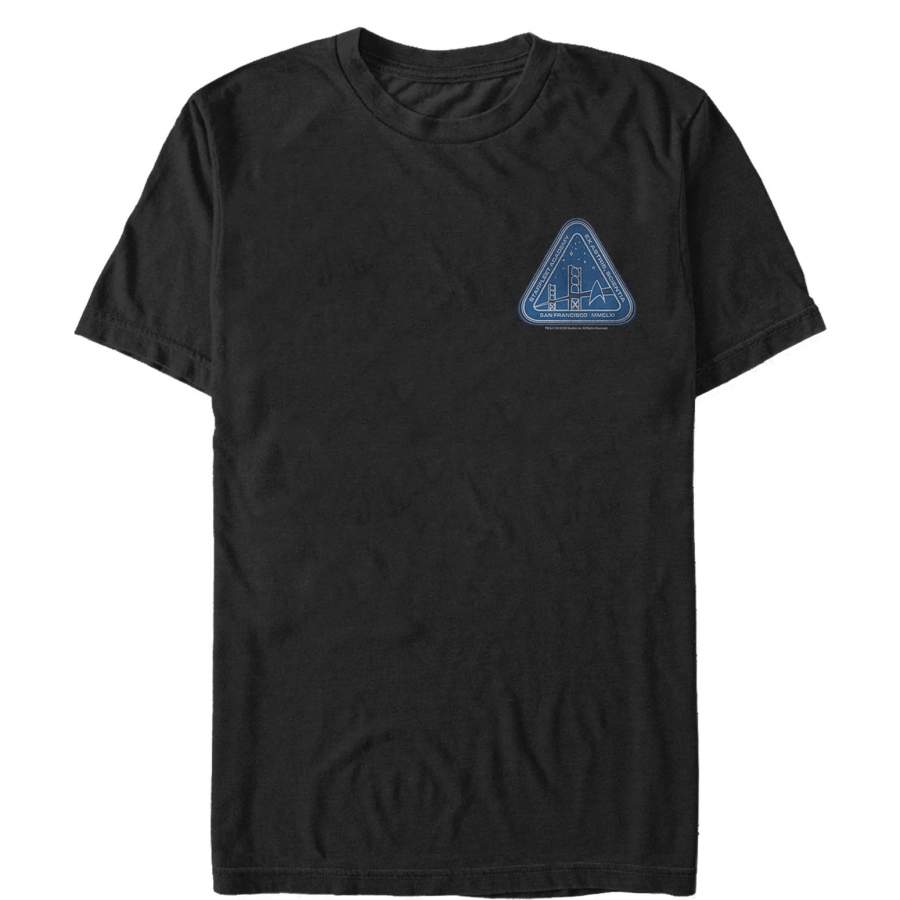 Star Trek Men’s Starfleet Academy Triangle  T Shirt