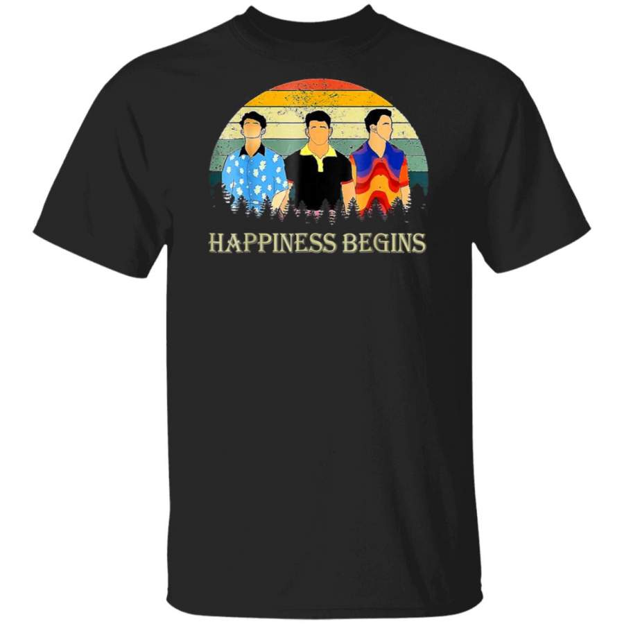 Jonas Brothers Happiness Begins Tour Vintage Shirt