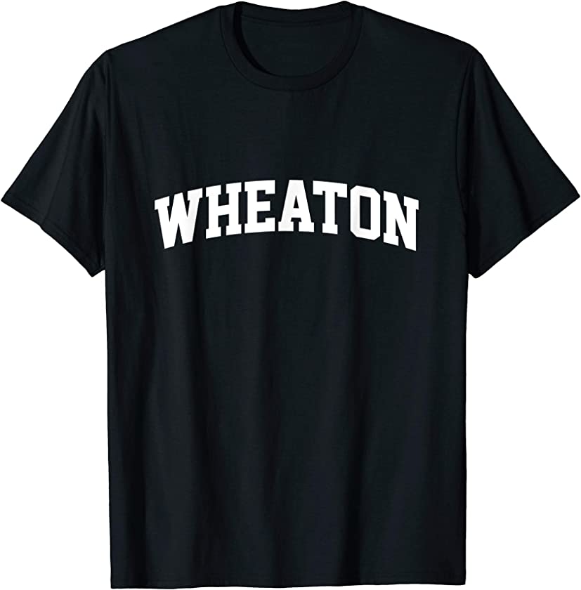 Wheaton Vintage Retro Sports Team College Gym Arch T-Shirt