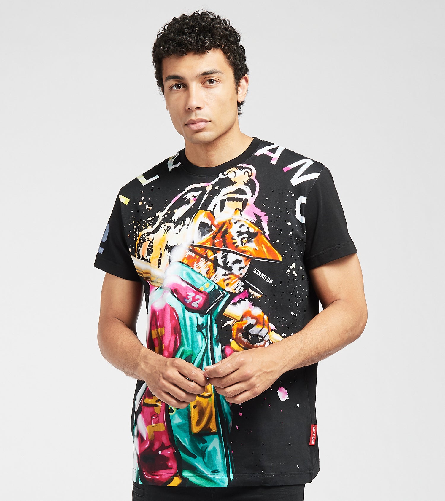 Tiger Style Short Sleeve Knit Tee