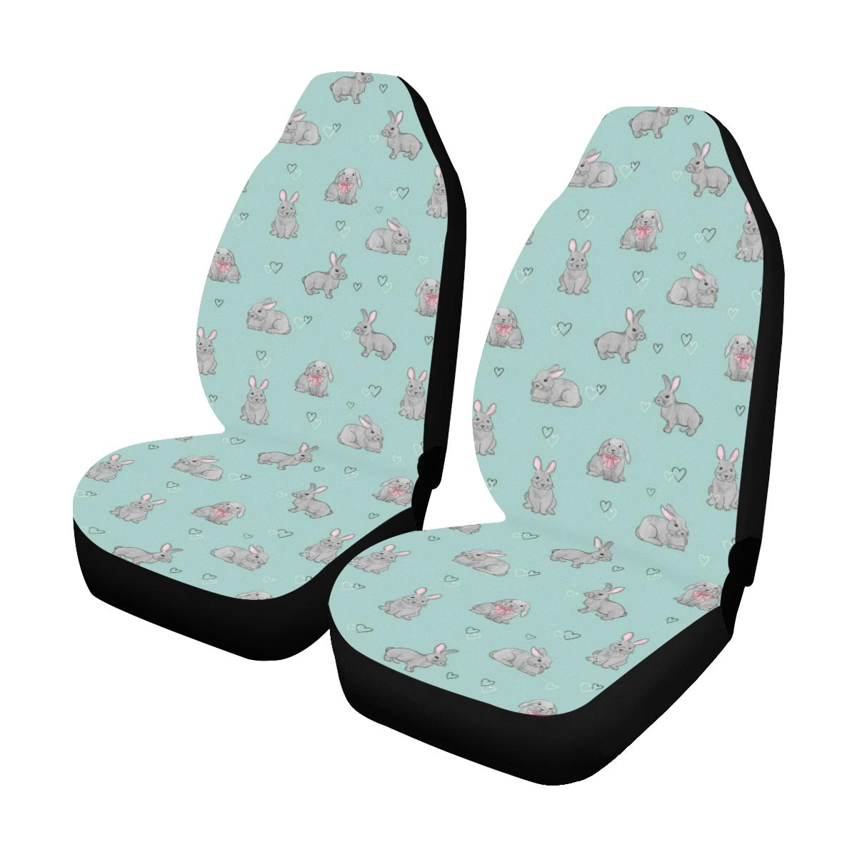 Bunny Pattern Print Design 02 Universal Fit Car Seat Covers