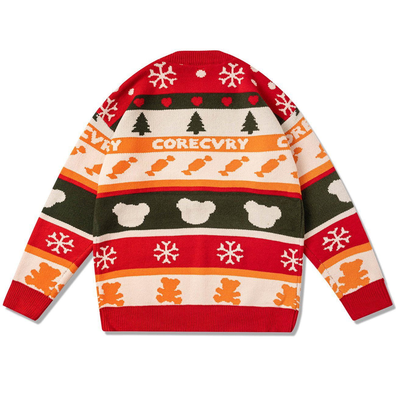 Talishko™ – Christmas Striped Candy Knit Sweater