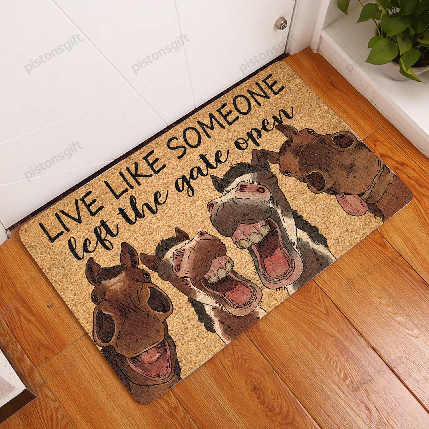 Live Life Someone All Over Printing Doormat