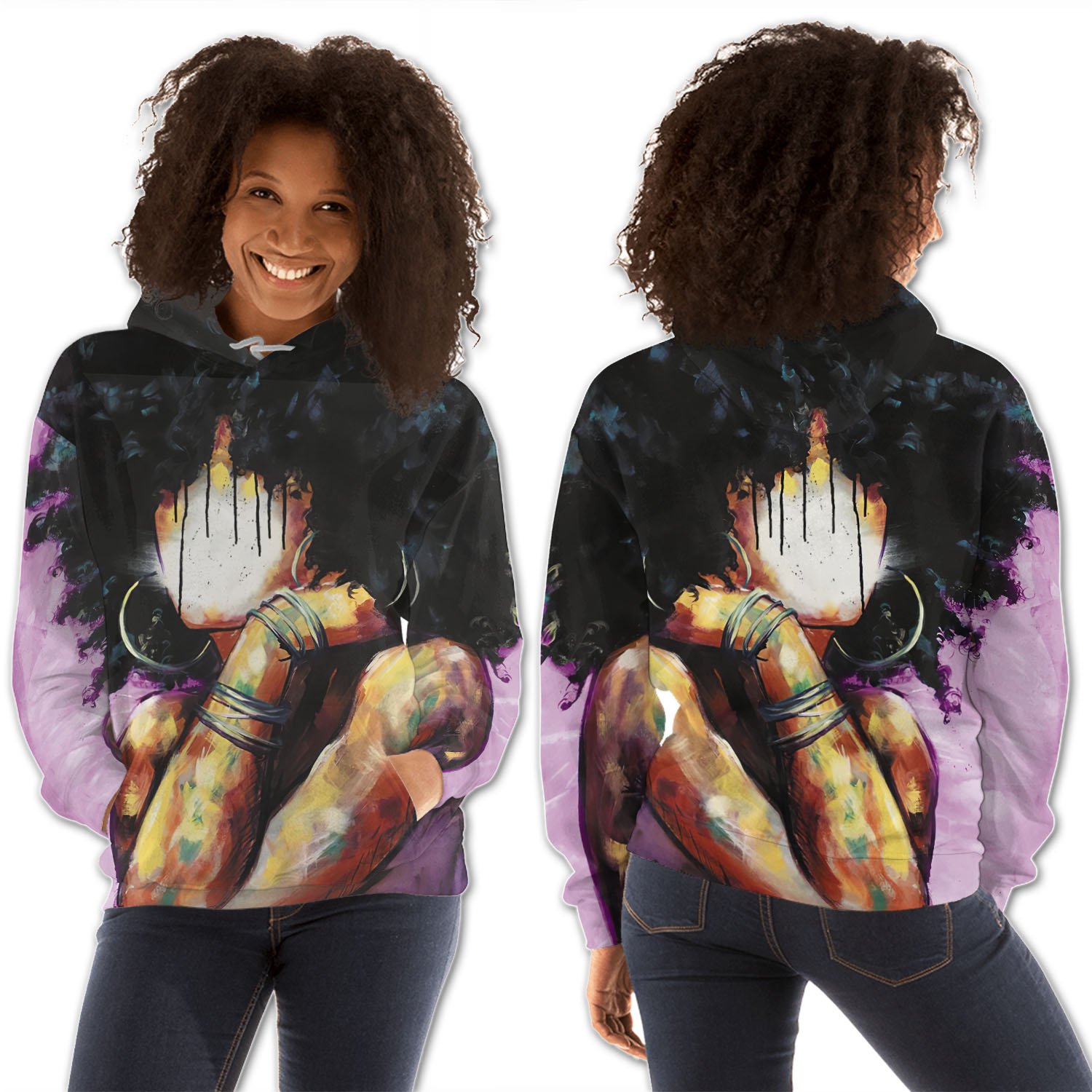 African American Hoodies Cute Black American Woman African Clothing Styles