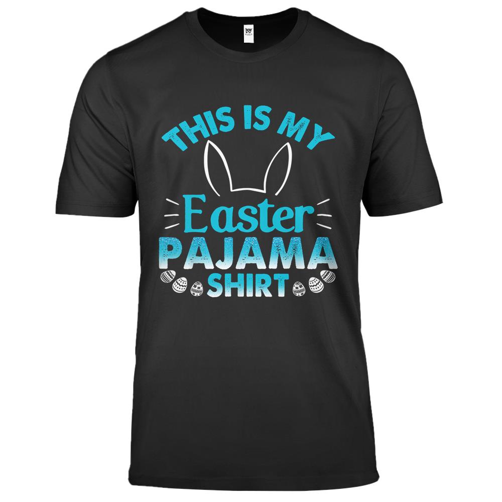 Lovely Bunny Rabbit Face This Is My Easter Pajama Shirt Premium T Shirts