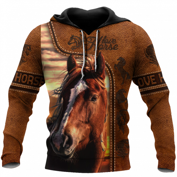 Love Horse 3D All Over Printed Shirt Hoodie For Men And Women Pi150401