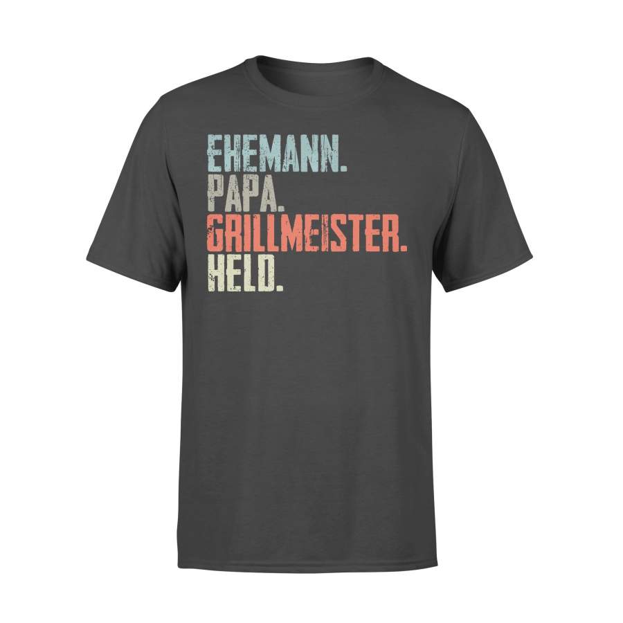 Ehemann Papa Grillmeister Hello T-shirt