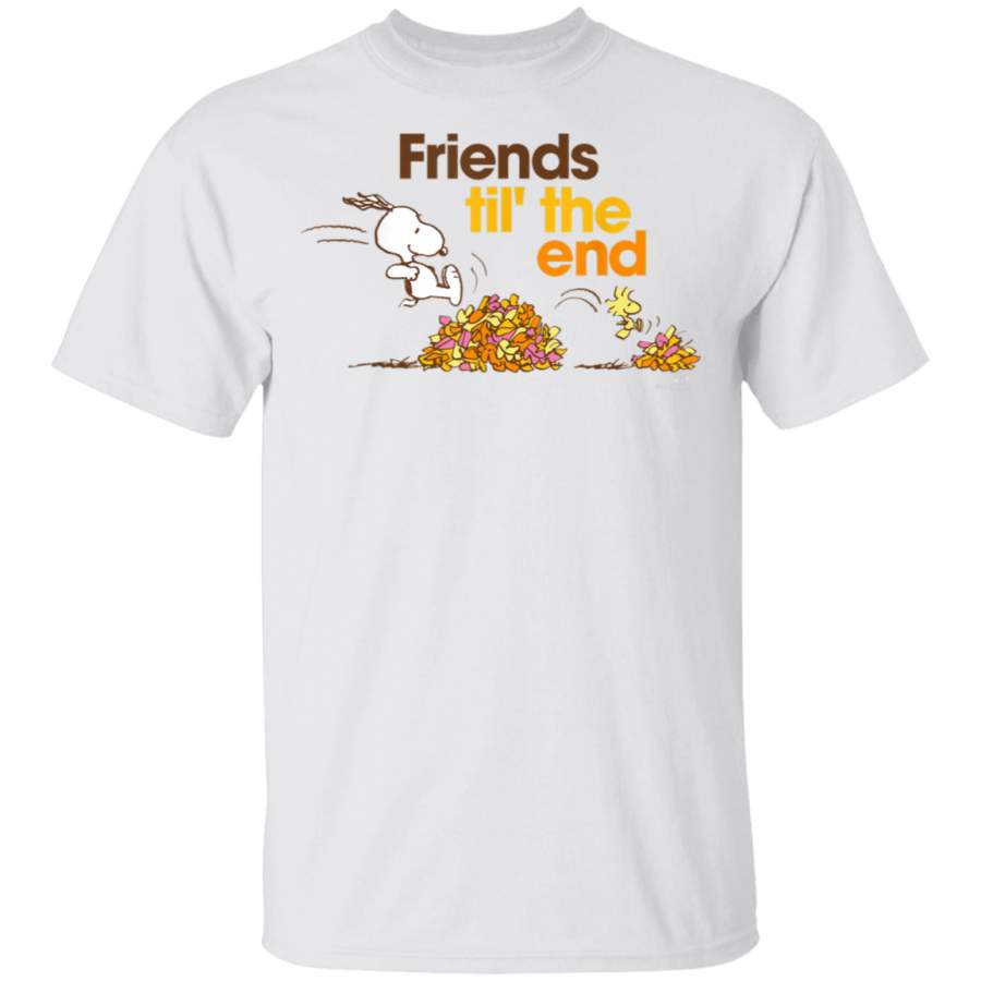 Peanuts Snoopy and Woodstock Friends Til The End T-Shirt