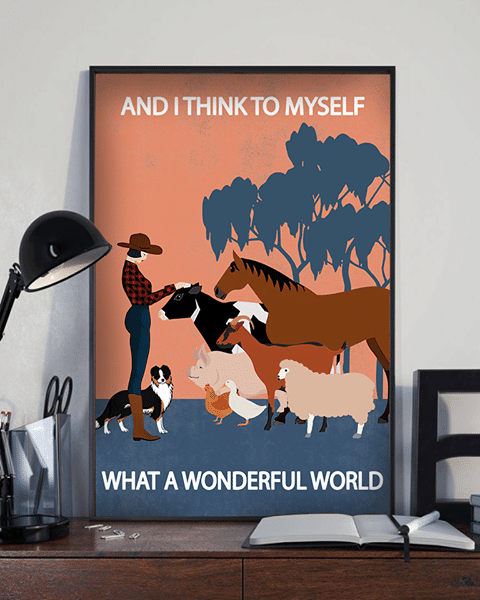 What A Wonderful World-Animal – Unframed Vertical Poster