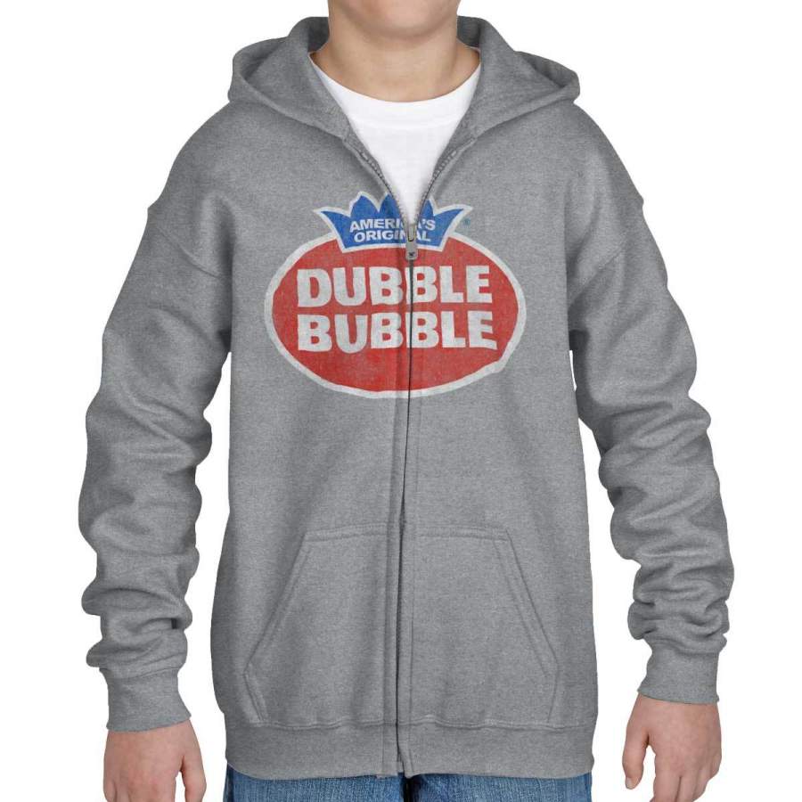 Vintage Bubble Youth Zip Hoodie