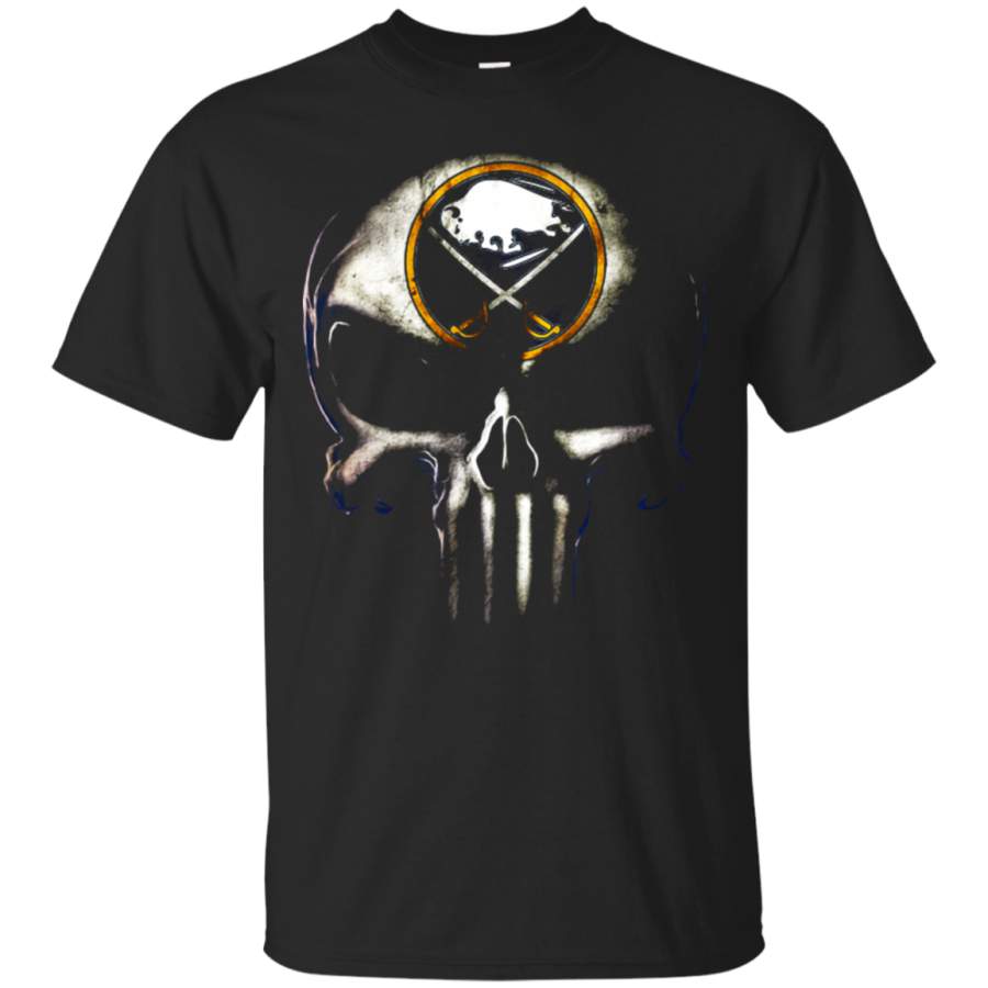 AGR Buffalo Sabres The Punisher Mashup Ice Hockey T-Shirt