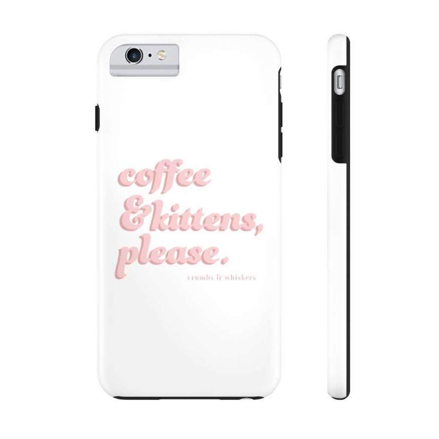 Coffee & Kittens (Pink Bubble) | Phone Case