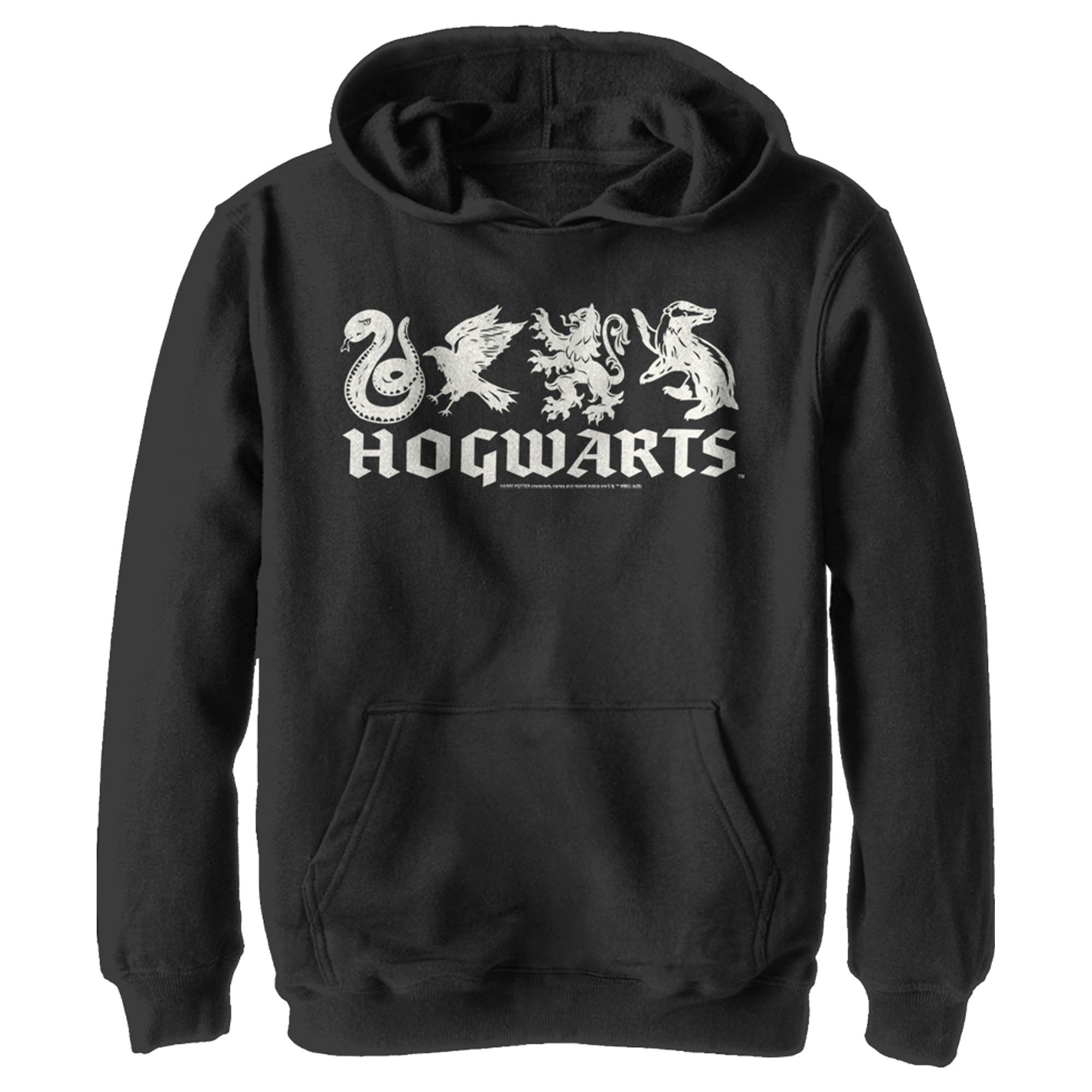 Boy’S Harry Potter House Mascots Pull Over Hoodie