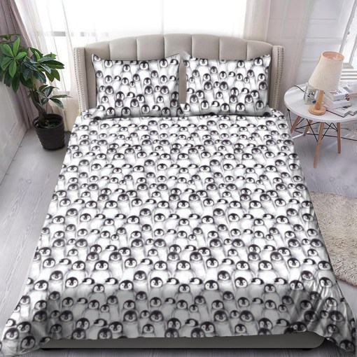 Super Cute Penguin 3D Printing Bedding Set