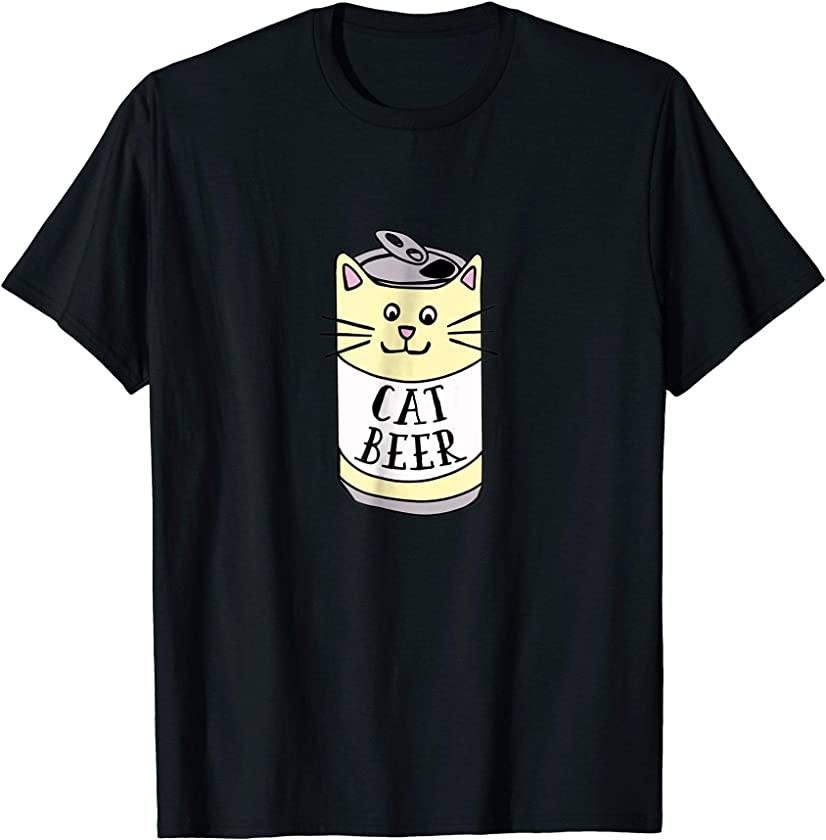 Cat Beer Funny Craft Beer Kitten Shirt