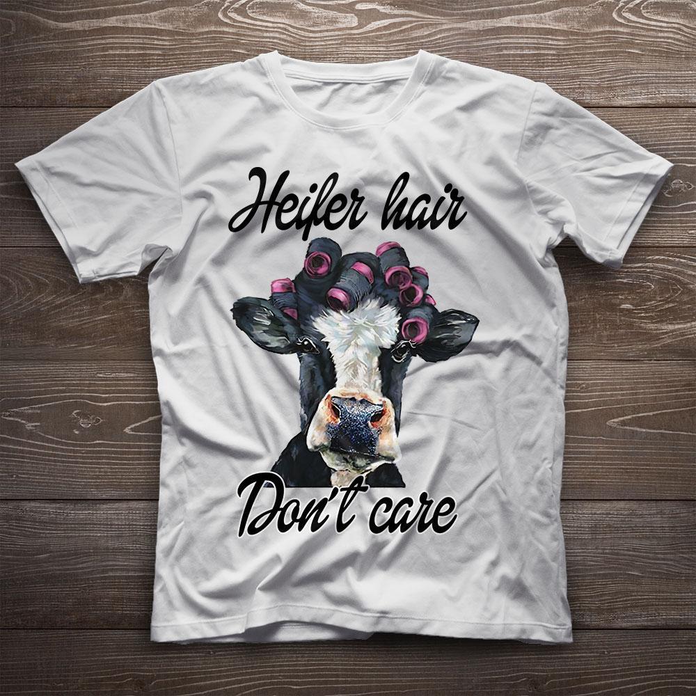 Heifer Hair Don’t Care Funny Farm Graphic Unisex T Shirt, Sweatshirt, Hoodie Size S – 5xl