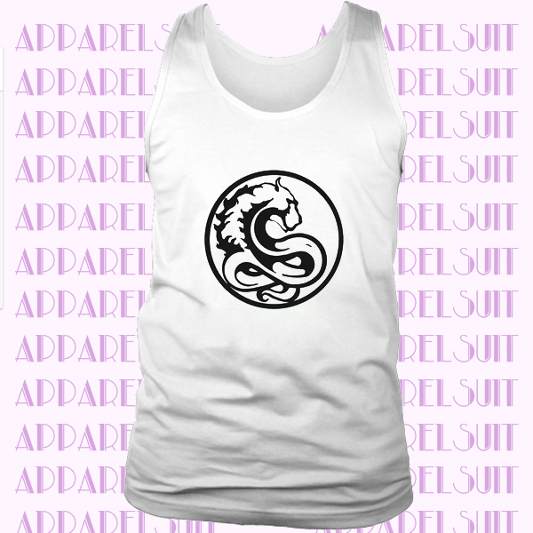 ‘Circular Animal Motif Tanktop