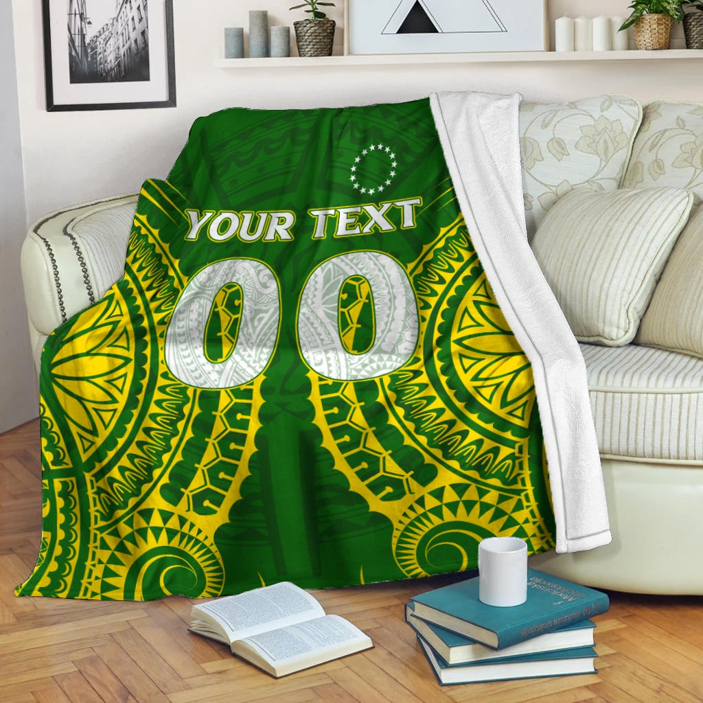 (Custom Personalised) Cook Islands Blanket – Tribal Pattern – Lt12