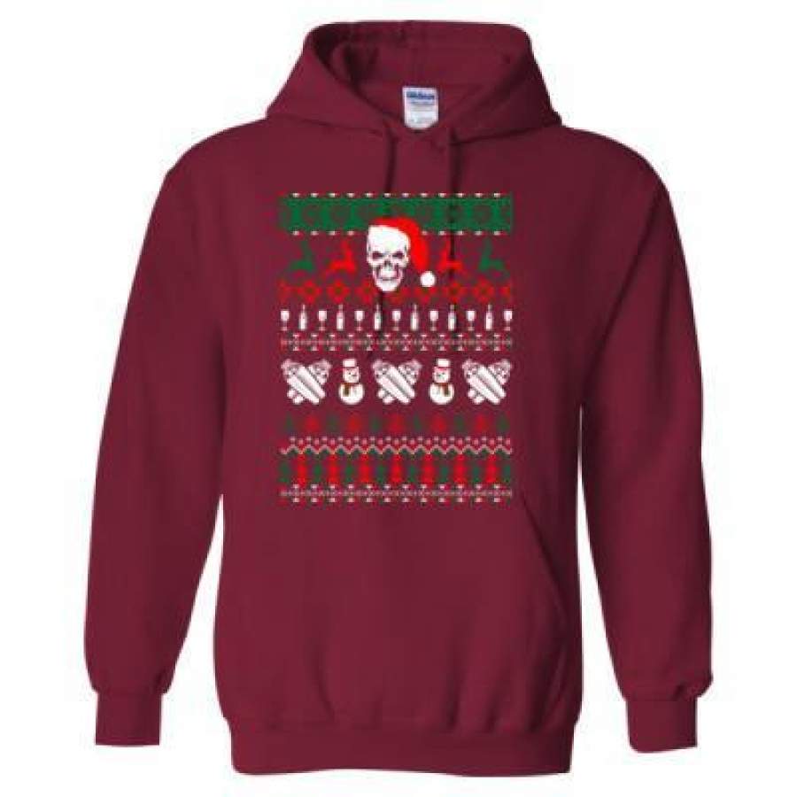 Agr Bartendar Ugly Christmas Sweater 2023 – Heavy Blend™ Hooded Sweatshirt