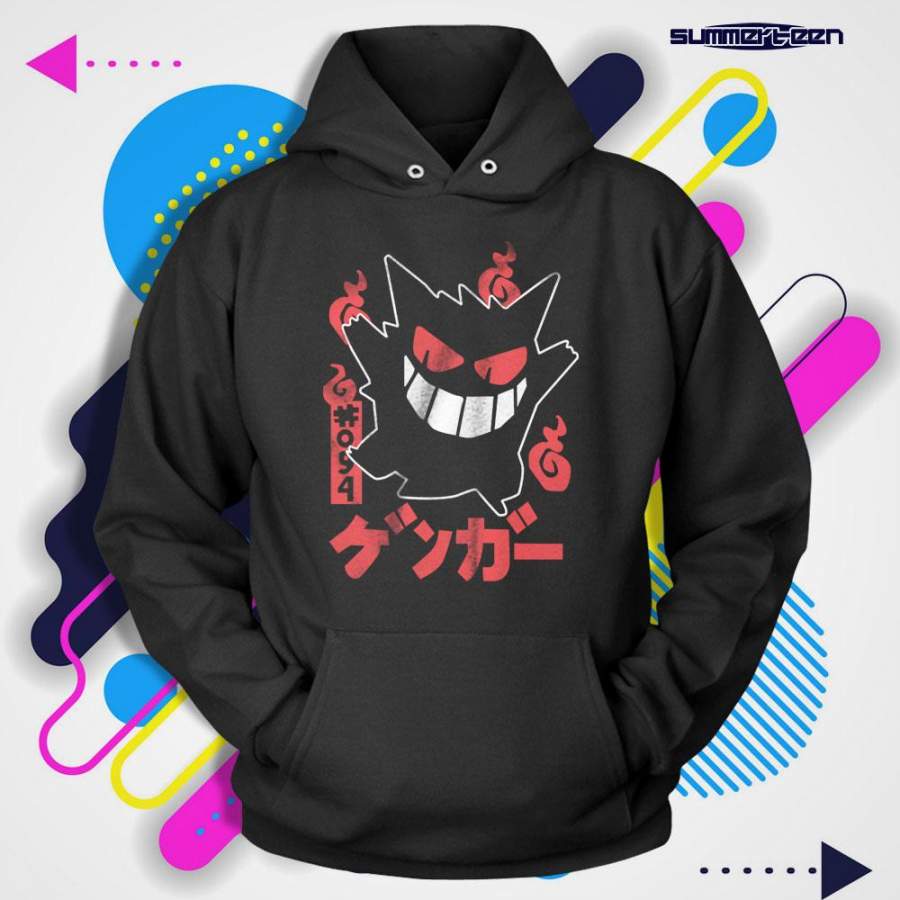 Gengar Pokemon Mega Gengar Hoodie T-Shirt