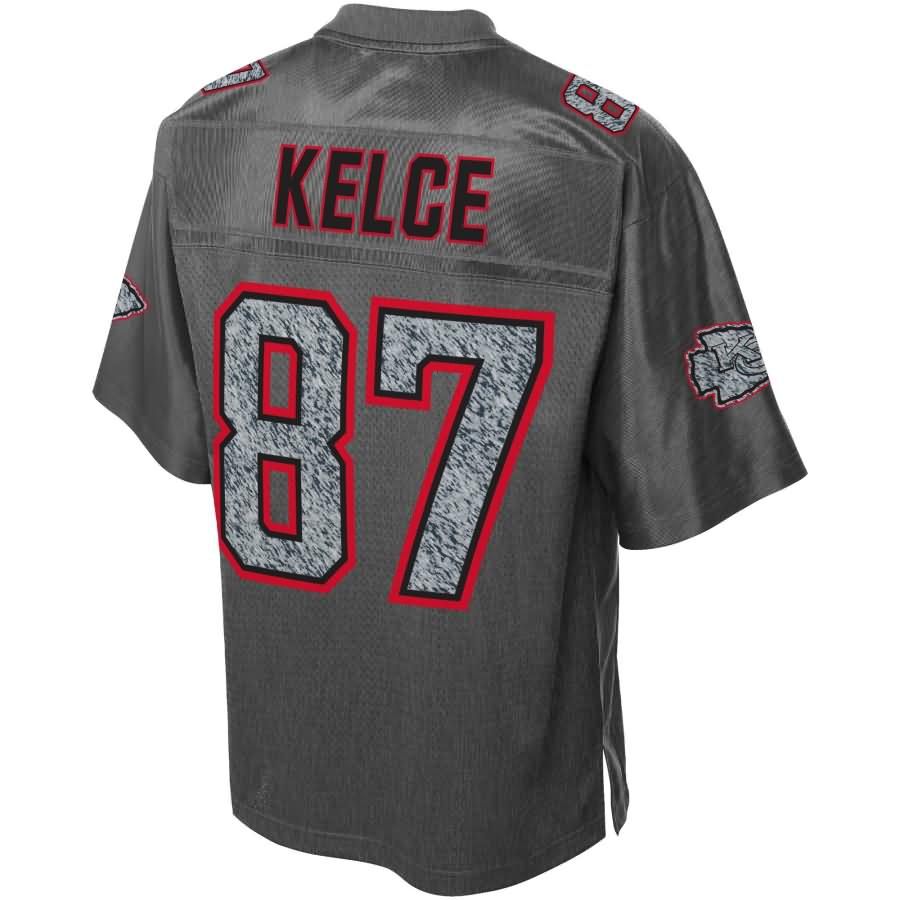 Travis Kelce Kansas City Chiefs NFL Pro Line Fashion Static Jersey – Gray