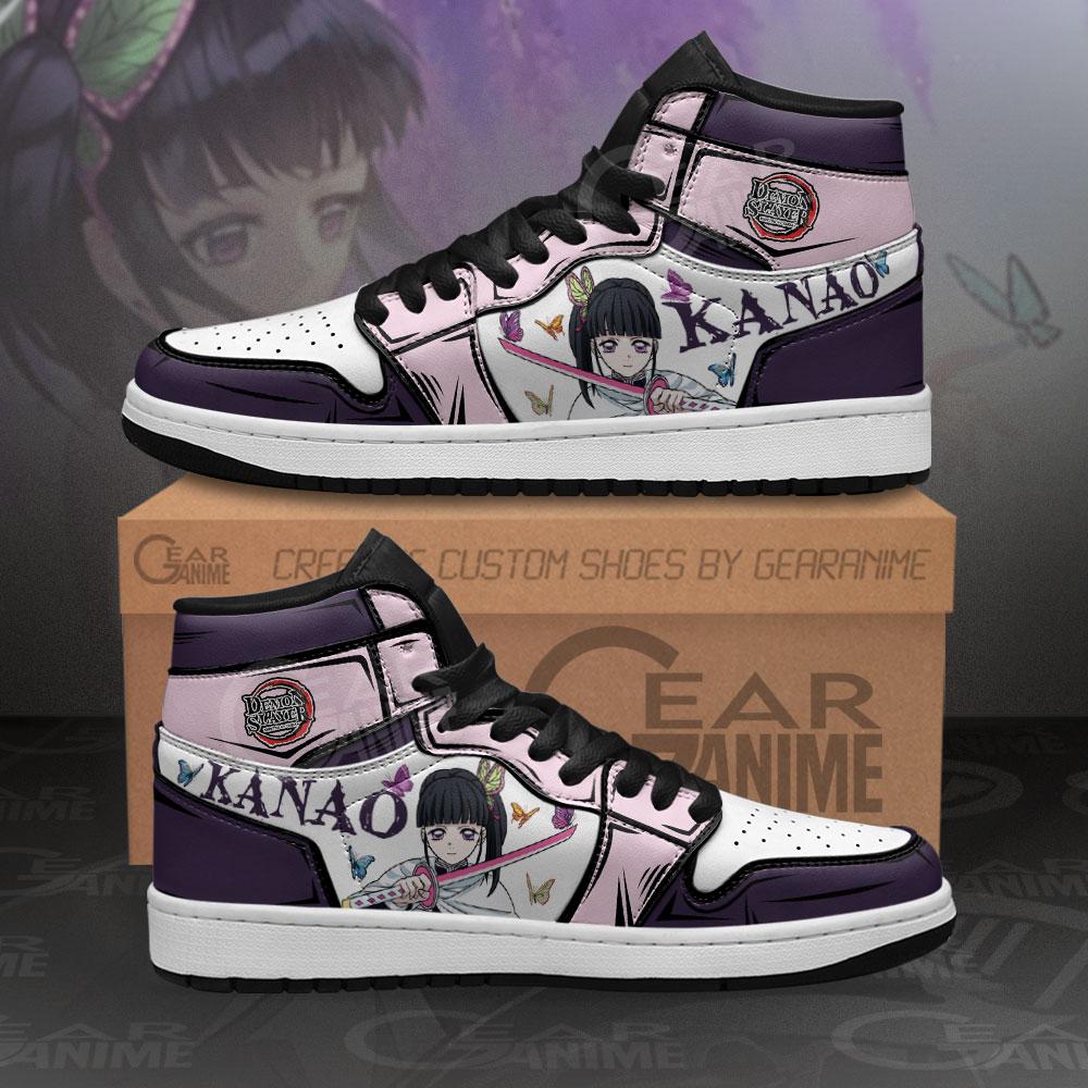 Kanao Tsuyuri Sneakers Custom Demon Slayer Anime Shoes POD Design By Facetotes Fashion Design by Facetotes Fashion