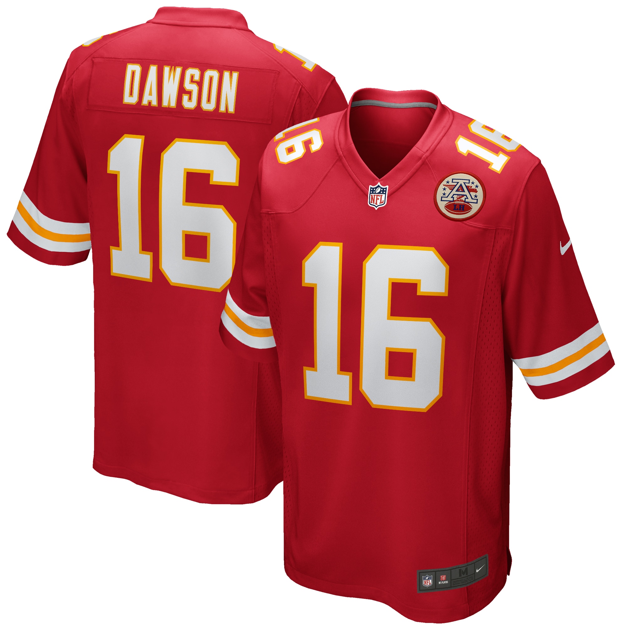 Len Dawson Kansas City Chiefs Game Retired Player Jersey – Red