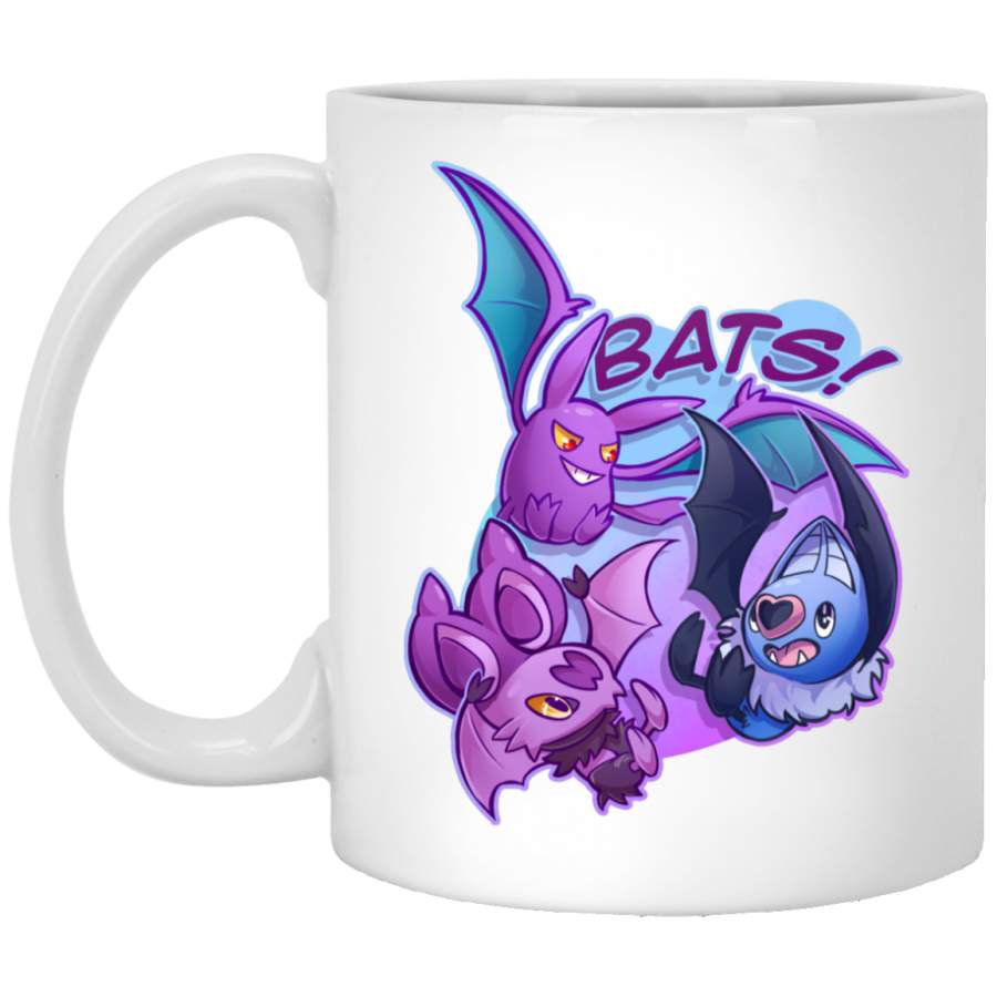 BATS! Design Vintage Logo Mug White Mug