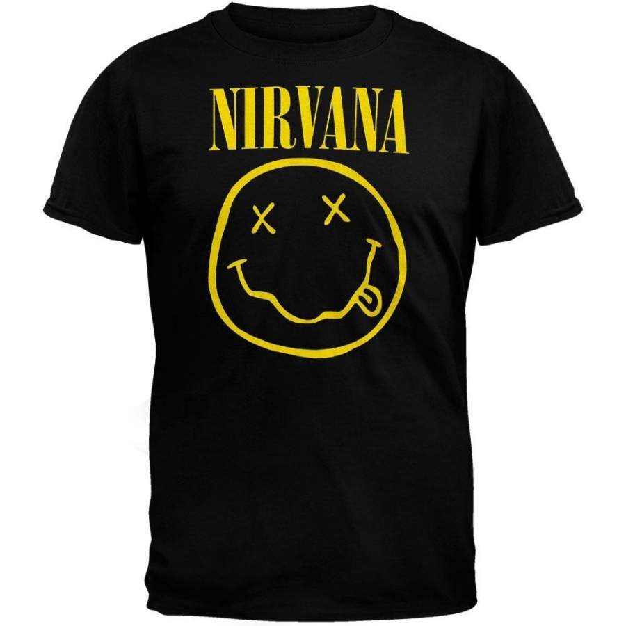 Nirvana – Smiley Soft T-Shirt