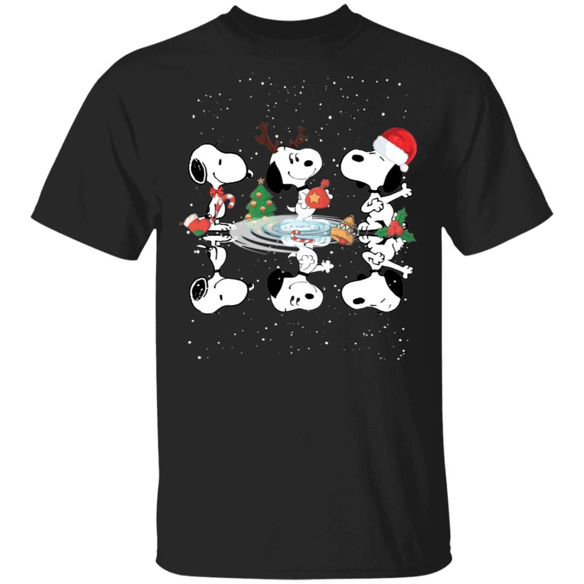 Christmas Peanuts Snoopy Water Reflection Shirt – PALLAS LLC